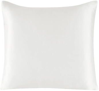 Uplifted Finds Pure Silk Pillowcase With Zipper Closure Soft Luxury Pillow Cover 51 X 66 Cm white