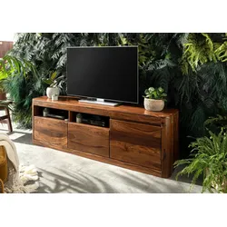 TV-Board Sheesham 178x40x58 walnuss gewachst TORONTO #220