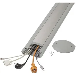 Serpa, Kabelschutz + Kabelführung, Kabelbrücke Typ B15, Breite 300 mm, Länge 1,5 m, EasyLoader Alu, hellgrau/Alu für den Innenbereich (Kabelbrücke, 150 cm)