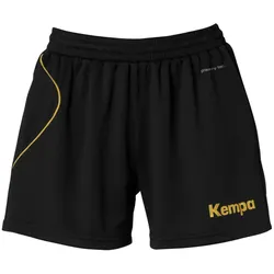 Kempa CURVE SHORTS WOMEN schwarz/gold XXL