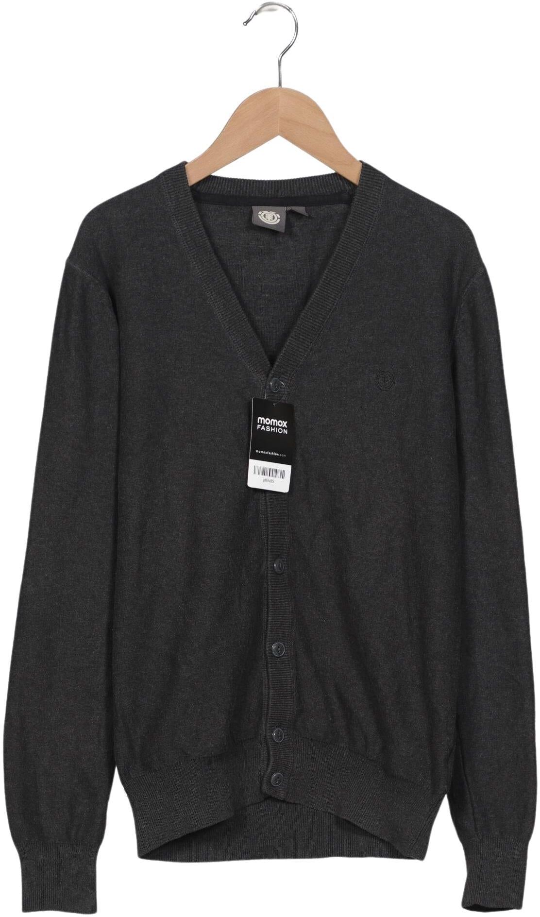 Element Damen Strickjacke, Grau, Gr. S, Baumwolle - Second Hand