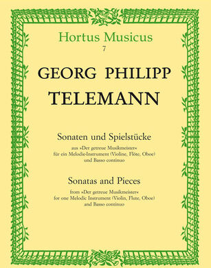 Bärenreiter Telemann Sonaten Spielstücke