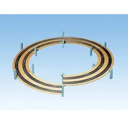 NOCH 53107 H0 LAGGIES Gleiswendel-Komplettbausatz, Aufbaukreis, Gleisradius 481/542,8 mm, 1- oder 2-gleisig
