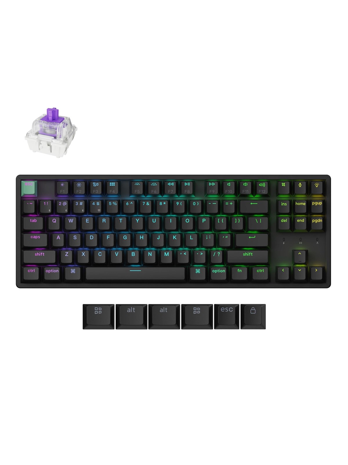 Keychron K8 HE - Wireless Magnetic Keyboard - US Q