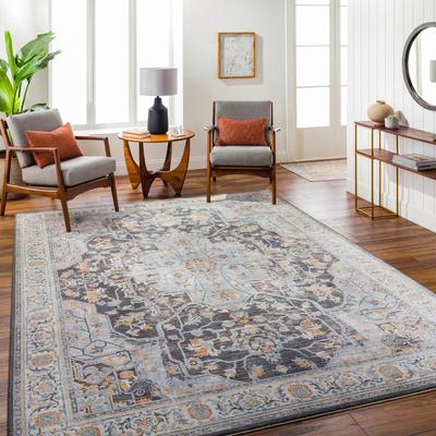 Livabliss Hassler Traditional Medallion Area Rug