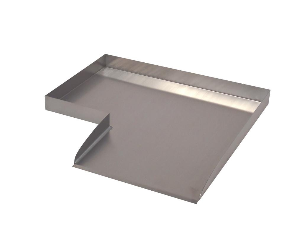 OUTSIDELIVI Wolga 90 Ecke rechts Bachlauf, Inox 304-H4x48x48 cm 10005277