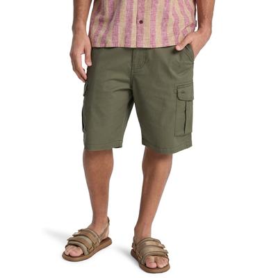 Cargoshorts QUIKSILVER "MW Cargo", Herren, Gr. 36(XL), Normalgrößen, grün (grape leaf), Obermaterial: 98% Baumwolle, 2% Elasthan., Hosen