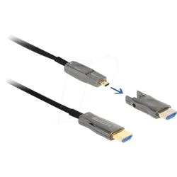 DELOCK 86007 - Aktiv Optisches HDMI Kabel (AOC), 5 in 1, 8K 60 Hz, 20m