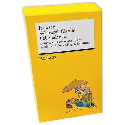 Wondrak für alle Lebenslagen (Kartenbox), Nonbook von Janosch, Reclam, Philipp, 978-3-15-095015-9