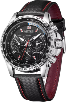 USA Free Shipping Shop Megir Men's Quartz Stainless Steel Analog Waterproof Sports Military Wrist Watch Megir Men's Quartz Stainless Steel Analog Waterproof Sports Military Wrist Watch