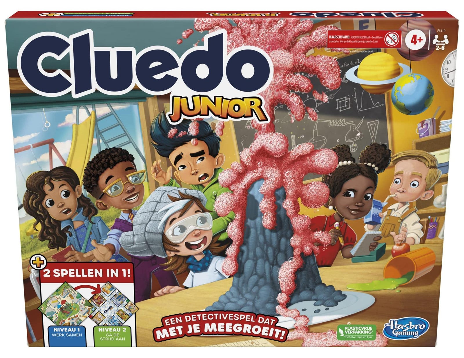 Hasbro Gaming Cluedo Junior voor 4 spelers