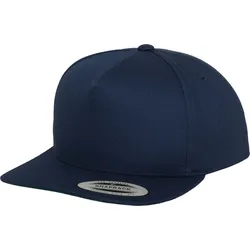 FLEXFIT Unisex 5-Panel Snapback Kappe Flache Cap 6007 navy one size