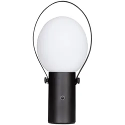 By Rydens Bari Akku Tischleuchte IP44 sandschwarz