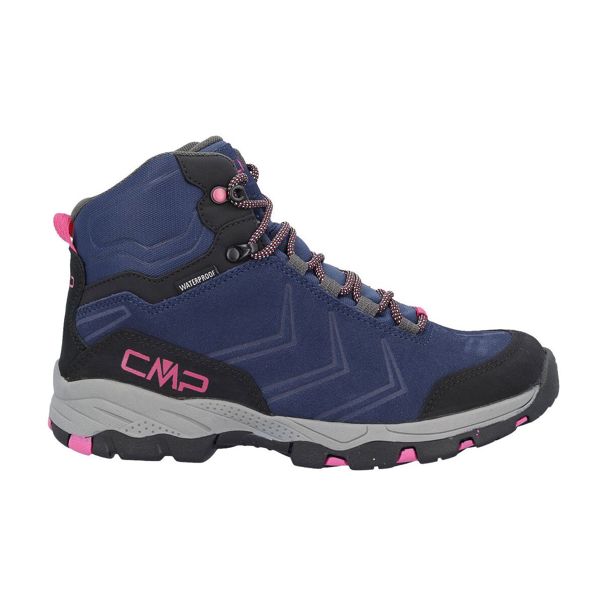 CMP Kids Melnick Mid WP Trekking Shoes blue-fuxia (30MR) 38 3Q18584J-30MR-38