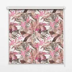 INNENROLLO - Fensterrollo - Rollo - 90x180 cm - Rosa Blüten