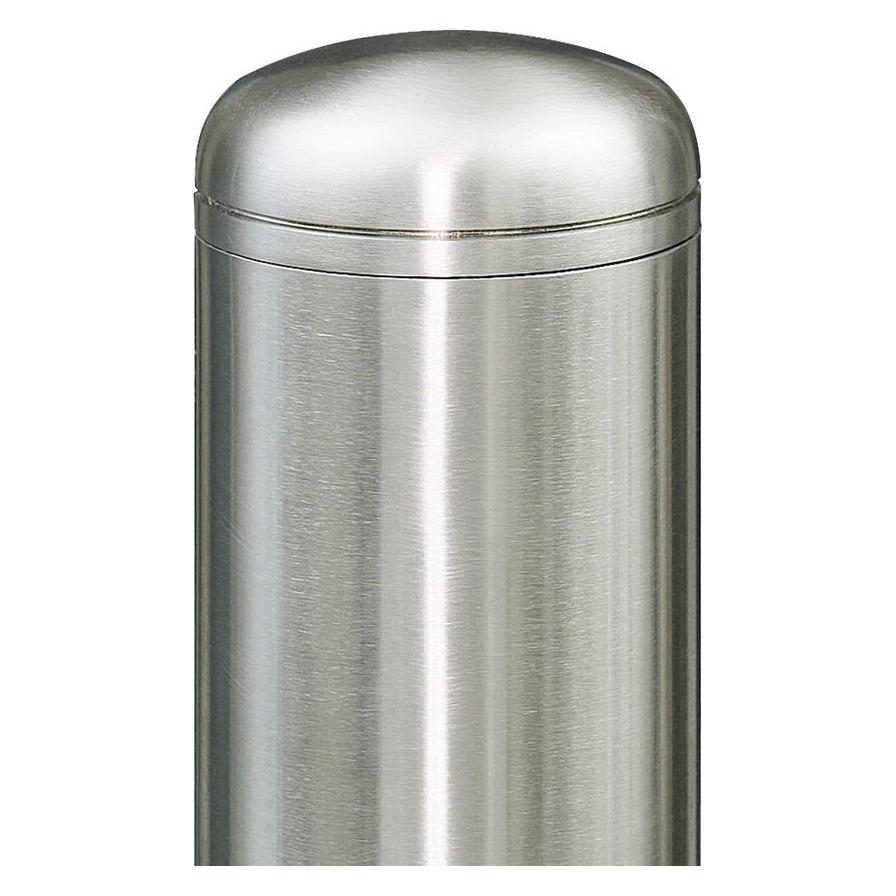Moravia Edelstahl-Poller MILANO Ø 76 mm INOX Mit gepresster Kappe, gewölbt (167.14.669)