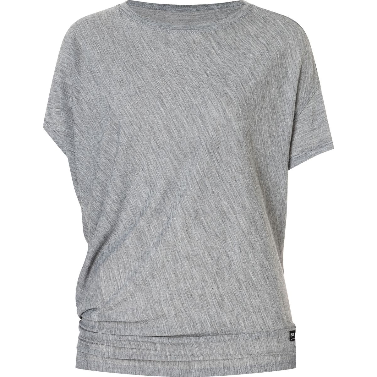 Super.Natural W Yoga Loose Tee cashmere grey melange (55F) M SNW01347055FM