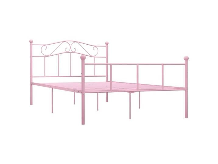 vidaXL Bettgestell, Bettrahmen Rosa Metall 120x200 cm