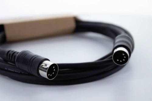 Cordial MIDI Verbindungskabel [1x MIDI-Male - 1x MIDI-Male] 1m Schwarz