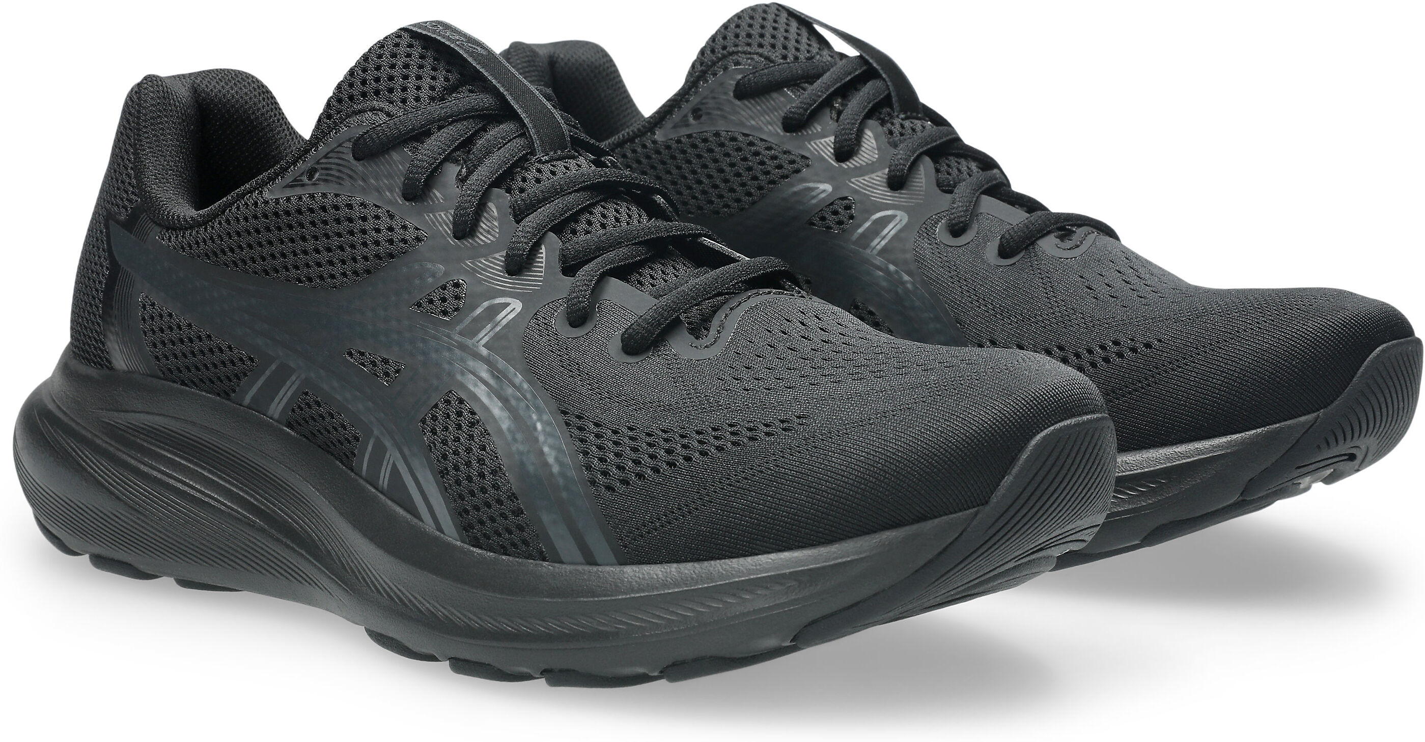 Laufschuh ASICS "GEL-CONTEND 10", Herren, Gr. 49, schwarz (schwarz, carrier grau), Synthetik, Schuhe Laufschuh schwarz, carrier grau 49