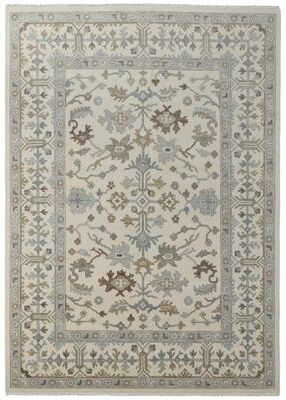 Grand Bazaar Larson Hand Knotted Floral & Botanical Transitional Area Rug