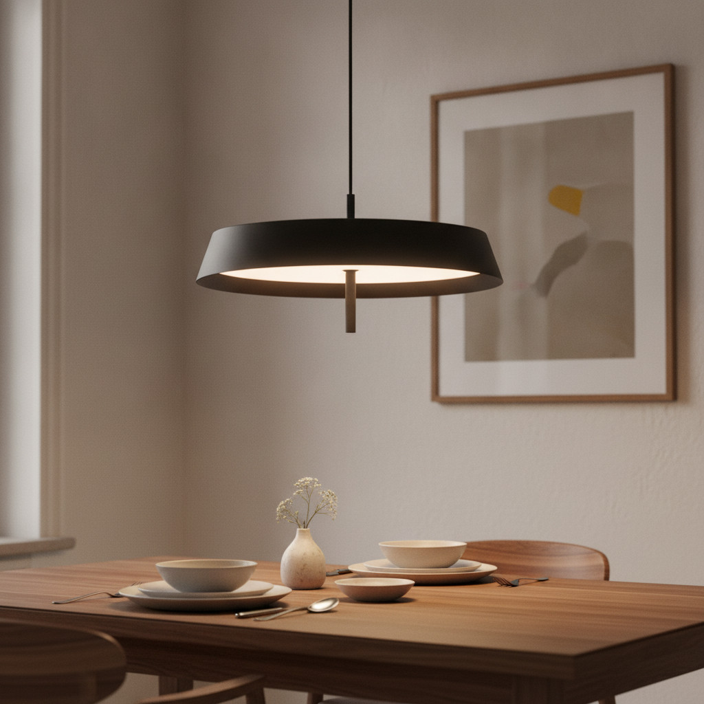 Lyora Velio design hanglamp zwart aluminium