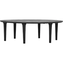 HDZanzi Couchtisch rund, schwarz