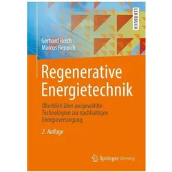 Regenerative Energietechnik, Fachbücher von Marcus Reppich, Gerhard Reich