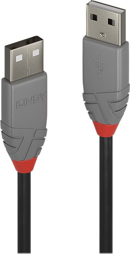 Lindy USB 2.0 kabel Type A/A Anthra Line 5 meter