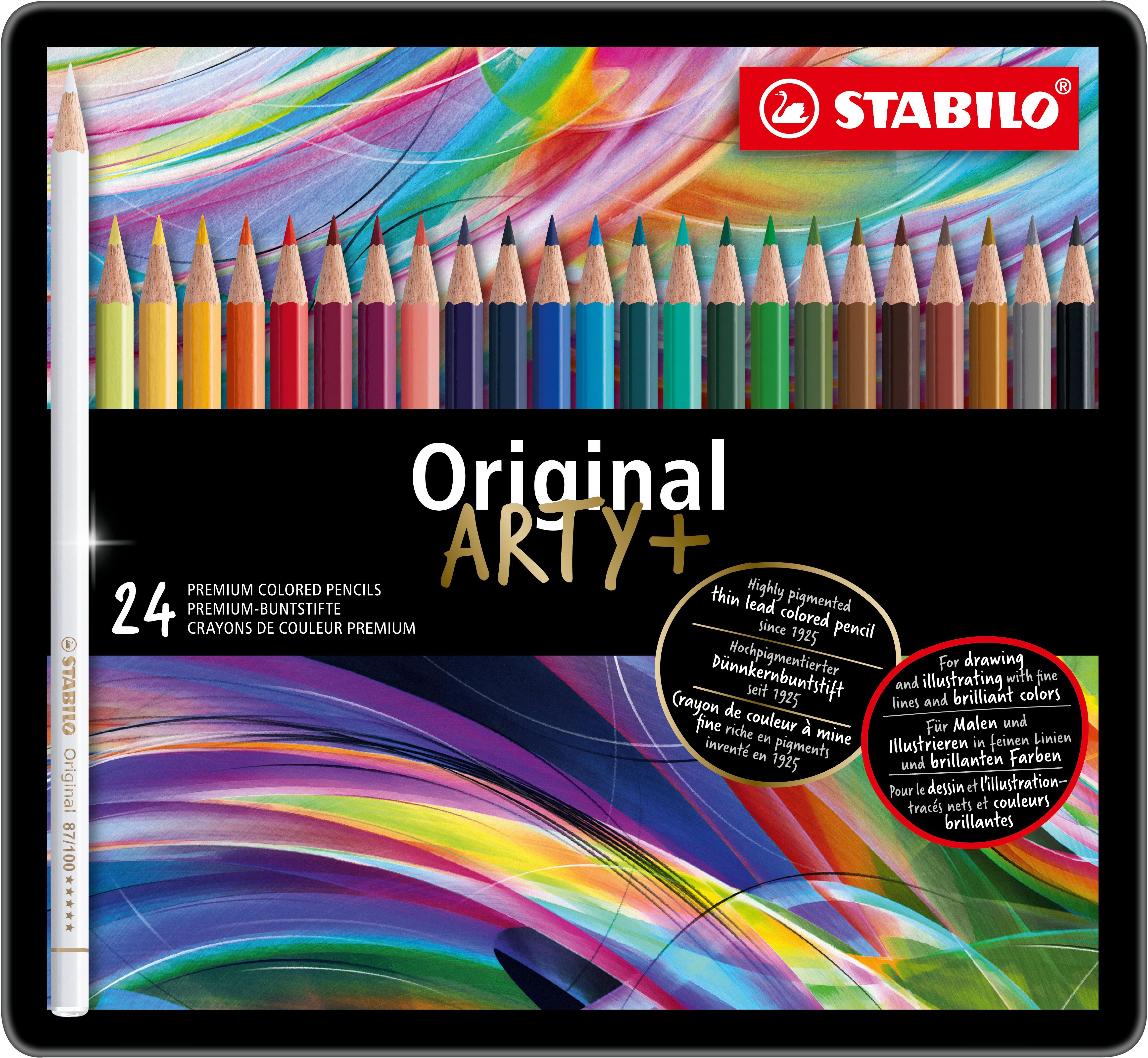 Stabilo - Original Arty Quality Colored Pencils, 24 pcs (204204)