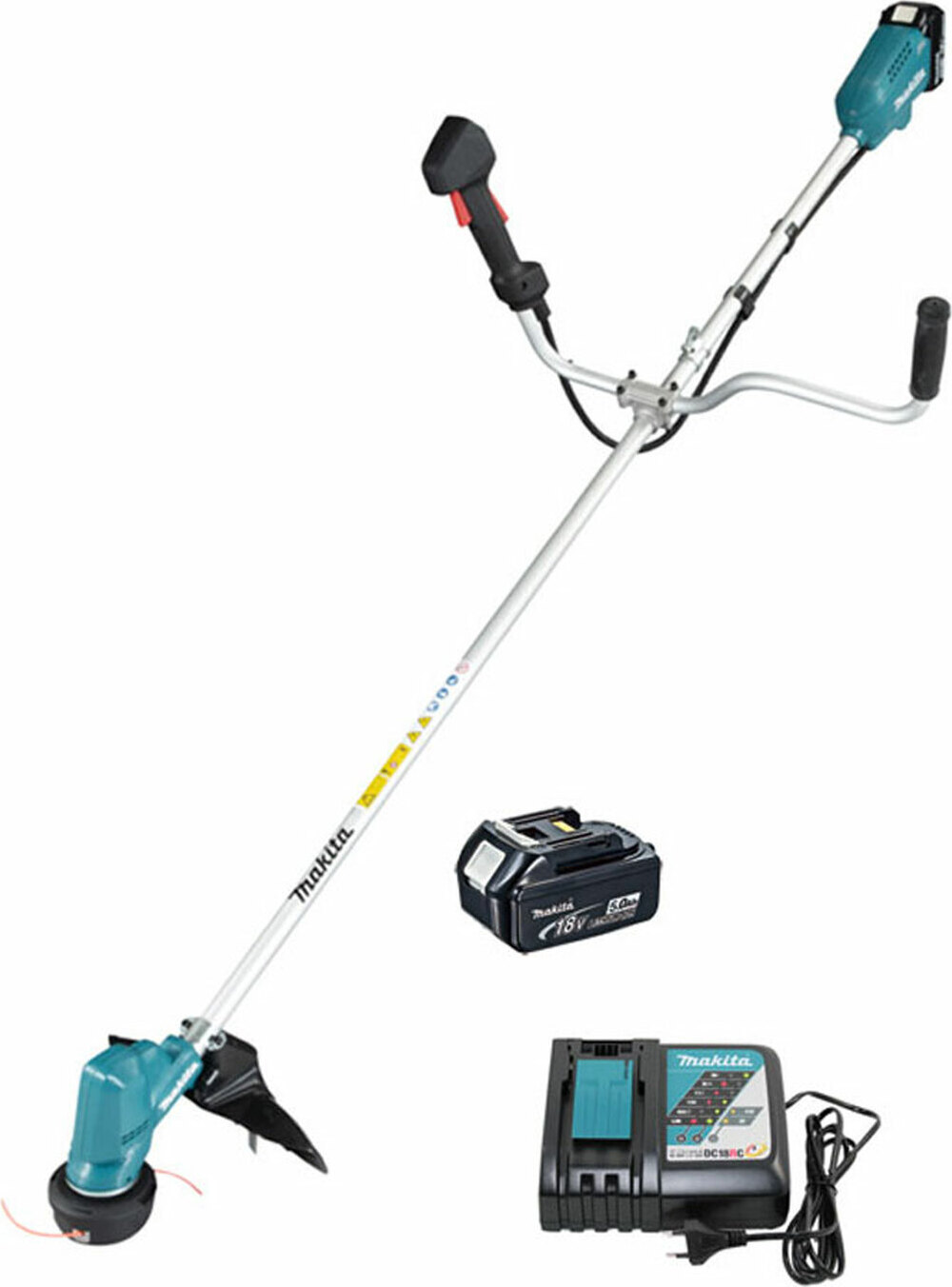 Makita DUR190URT3 Akku Rasentrimmer