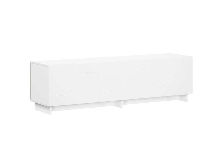 Vidaxl Tv Stand 140 X 34.5 X 40 Cm White Engineered Wood