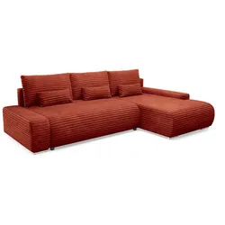 ECKSOFA Ivana 3 Sitzplätze Terracotta