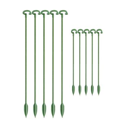 Flower Shape Plant Support Stakes Anti Lodging Garden Support Rod Set Of 10 14.57 In