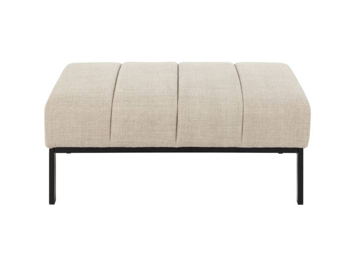 Hocker Abrams beige Stoff B 100 H 41 cm