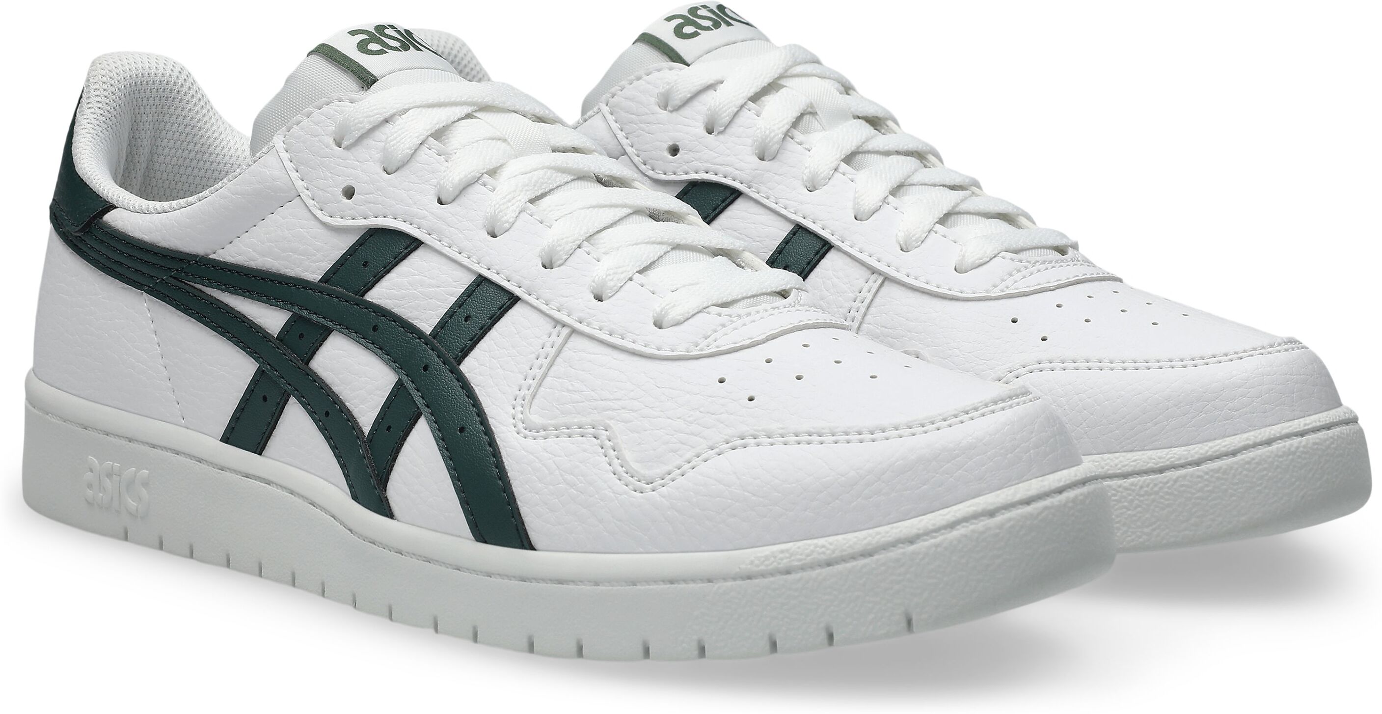 Sneaker ASICS SPORTSTYLE "JAPAN S", Damen, Gr. 41,5, weiss (weiß, dusty fern), Synthetik, Schuhe Sneaker weiß, dusty fern 41,5