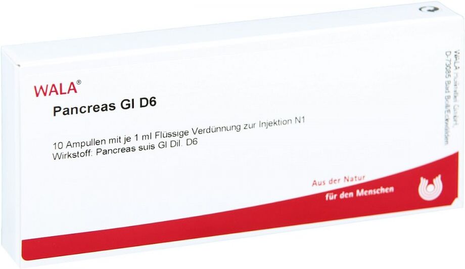 Wala Pancreas Gl D6 Ampullen