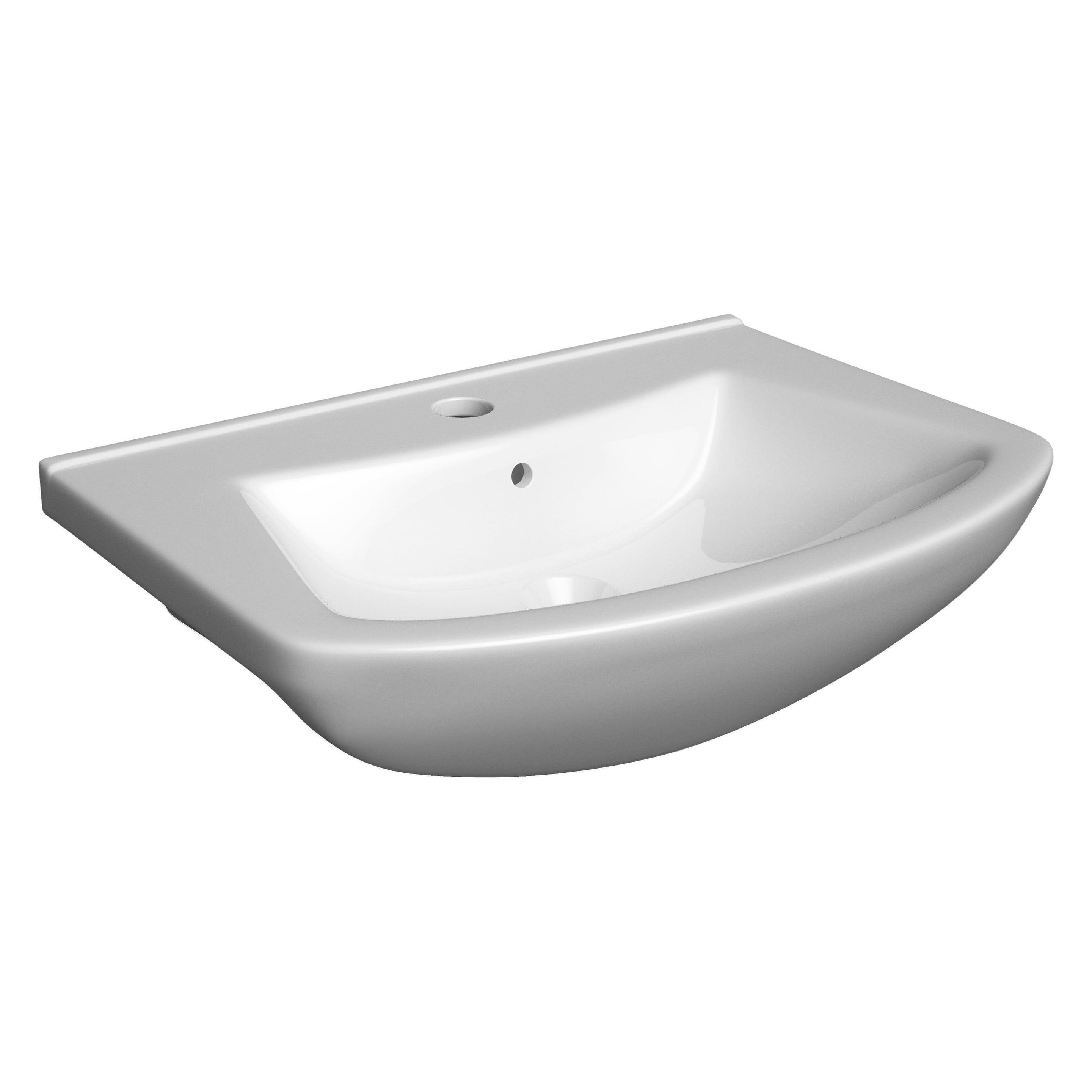 Deftrans Washbasin Ceramic Tomaso 45 Whi (170 mm, 350 mm) (000101035737)