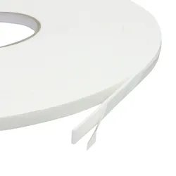 Doppelseitiges PE-Schaumklebeband, weiß, 2 mm dick, stark haftend, EL200 25 mm, Papier