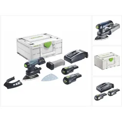Festool, Schleifmaschine + Poliermaschine, Akku-Deltaschleifer DTSC 400 3,0 I-Plus (Deltaschleifer)