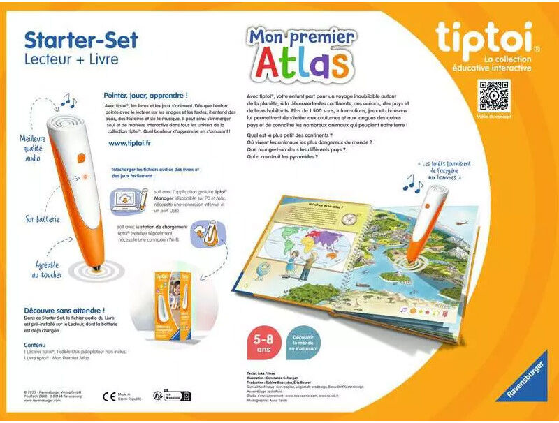 Tiptoi Starter Set Set Mon premier Atlas - Ravensburger