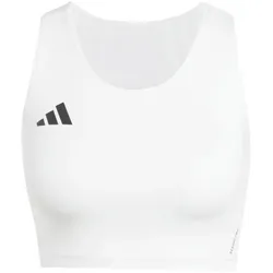adidas Adizero Essentials Running Crop Top Sport BH Damen - white