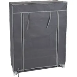 WellHome - Aufbewahrungsbox aus grauem Polyester 60x30x80cm
