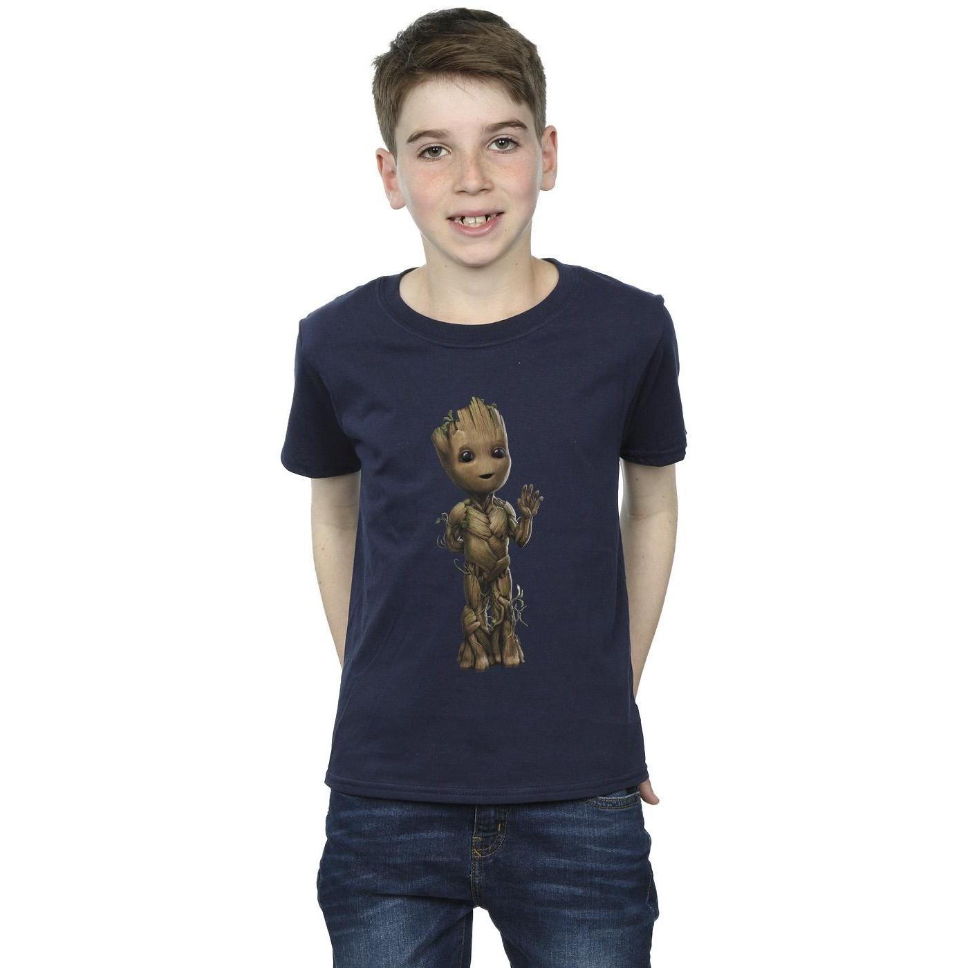 Marvel Jongens Ik Ben Groot Golf Positie T-Shirt (Marineblauw)