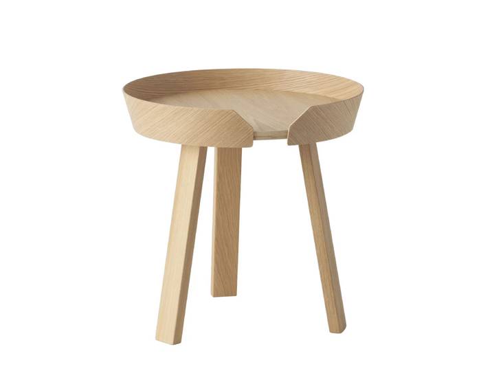 Muuto - Around Beistelltisch, Ø 45 cm, Eiche
