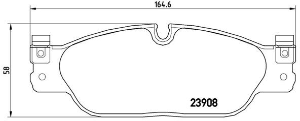 Magneti Marelli Bremsbelagsatz, Scheibenbremse 363700436021 Für Jaguar