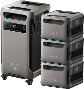 Anker SOLIX F3800 Plus + 3× Expansion Battery