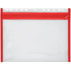 VELOFLEX Reißverschlussbeutel VELOBAG® A4 - rot