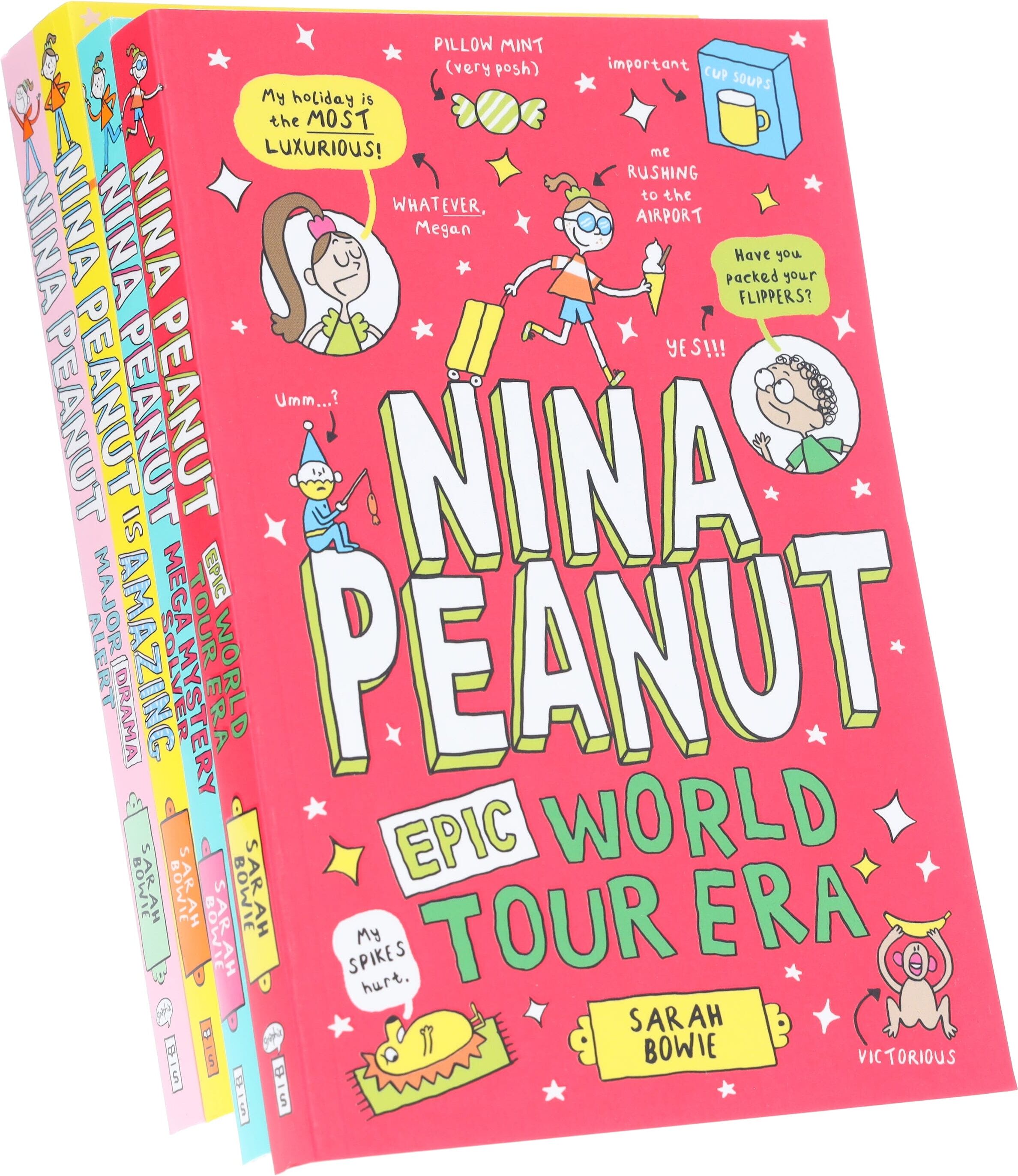 Nina Peanut Series by Sarah Bowie 4 Books Collection Set - Ages 9+ - Paperback Scholastic