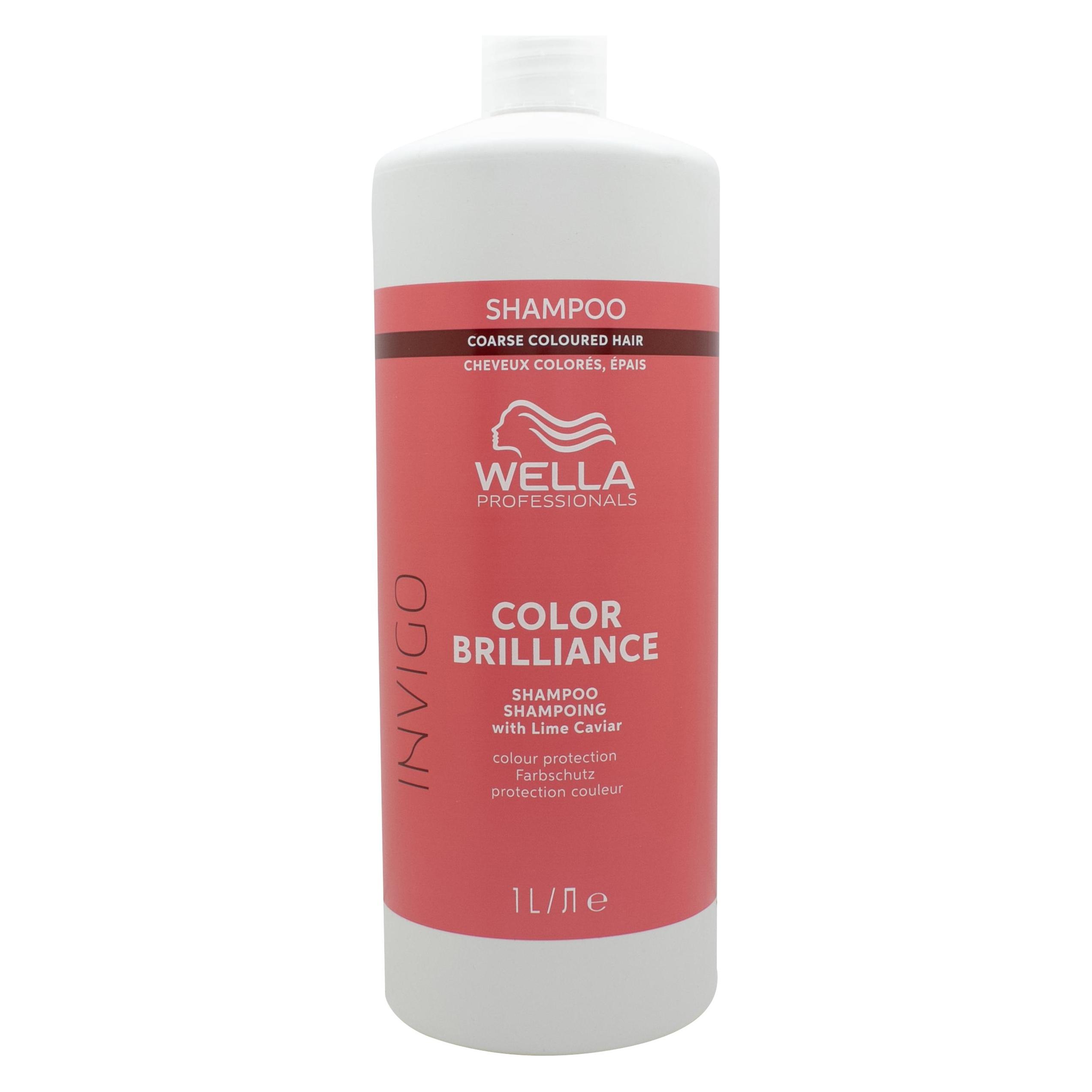 Wella Invigo Color Brilliance Shampoo coarse (Flüssiges Shampoo, 1000 ml) (99350170075)